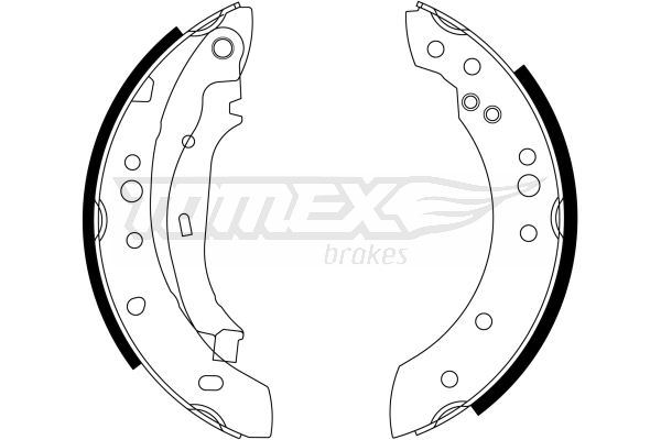 TOMEX BRAKES Bremsebakkesæt tx2323 bagaksel for RENAULT
