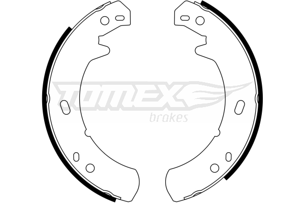 TOMEX BRAKES Bremsebakkesæt tx2324 bagaksel for LAND ROVER