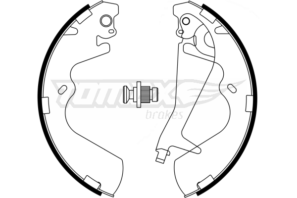 TOMEX BRAKES Bremsebakkesæt tx2325 bagaksel for HYUNDAI