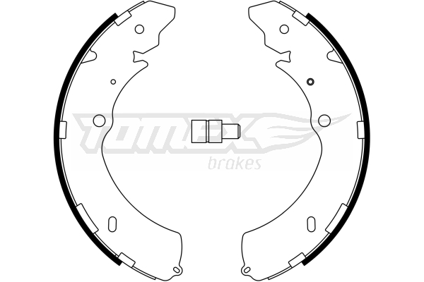TOMEX BRAKES Bremsebakkesæt tx2328 bagaksel for ISUZU