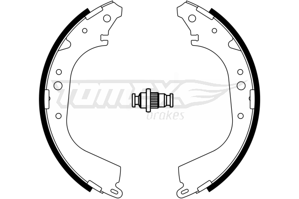 TOMEX BRAKES Bremsebakkesæt tx2330 bagaksel for NISSAN INFINITI