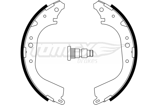 TOMEX BRAKES Bremsebakkesæt tx2335 bagaksel for TOYOTA VW