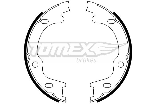 TOMEX BRAKES Bremsebakkesæt tx2338 bagaksel for KIA