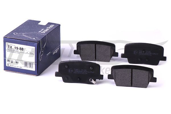 TOMEX BRAKES Bremseklodser tx1988 bagaksel for SSANGYONG