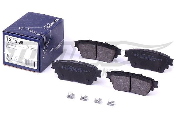 TOMEX BRAKES Bremseklodser tx1598 bagaksel for MITSUBISHI MITSUBISHI (GAC)