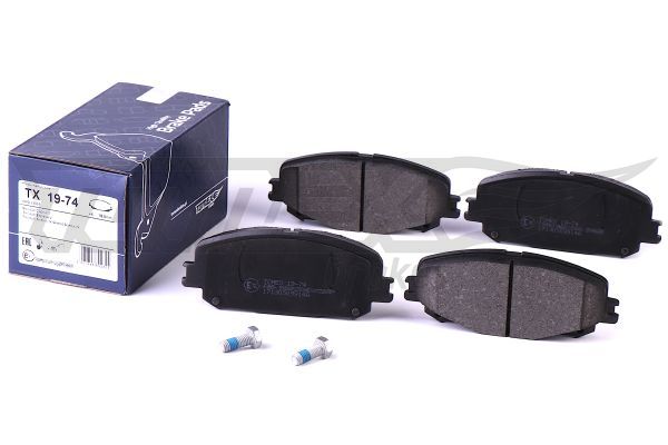 TOMEX BRAKES Bremseklodser TX 19-74 foraksel for MITSUBISHI RENAULT