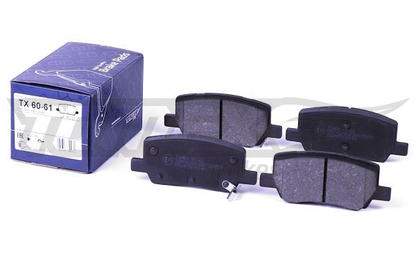 TOMEX BRAKES Bremseklodser tx6061 bagaksel for TESLA