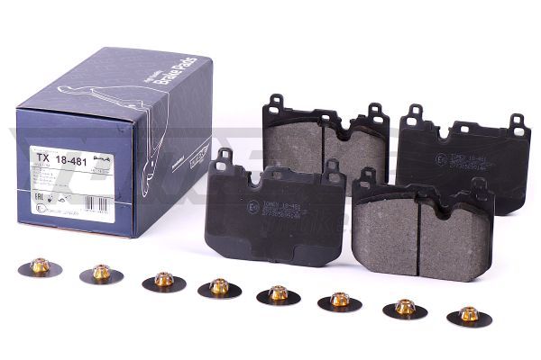 TOMEX BRAKES Bremseklodser TX 18-481 foraksel for MINI
