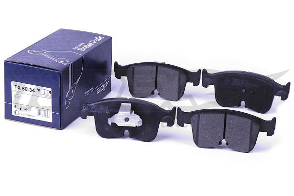 TOMEX BRAKES Bremseklodser tx6034 foraksel for AUDI SKODA VW