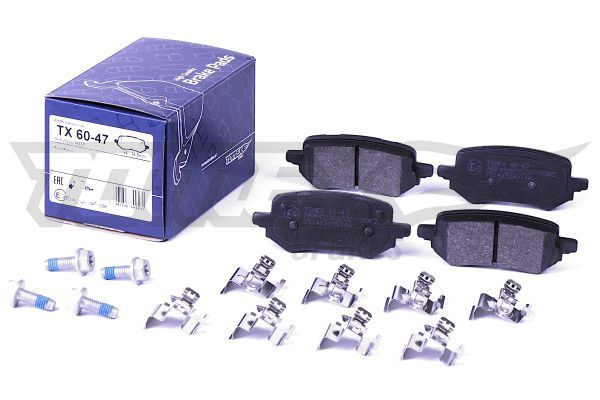 TOMEX BRAKES Bremseklodser tx6047 bagaksel for FORD