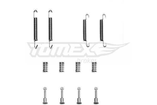 TOMEX BRAKES Tilbehørssæt, bremsebakker tx4002 bagaksel for BMW