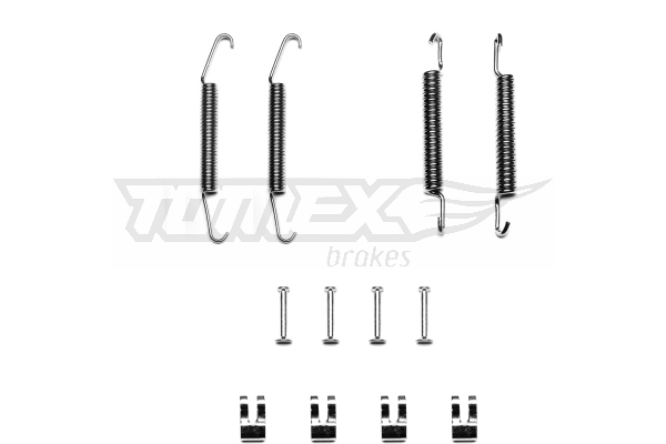 TOMEX BRAKES Tilbehørssæt, bremsebakker tx4027 bagaksel for FIAT FSO VAG