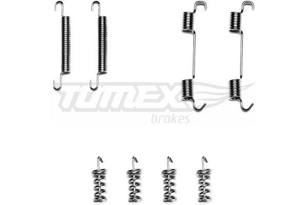 TOMEX BRAKES Tilbehørssæt, bremsebakker tx4033 bagaksel