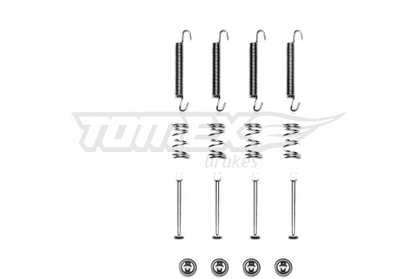 TOMEX BRAKES Tilbehørssæt, bremsebakker tx4035 bagaksel for SAAB OPEL VAUXHALL