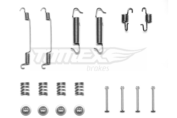 TOMEX BRAKES Tilbehørssæt, bremsebakker tx4047 bagaksel for OPEL VAUXHALL RENAULT