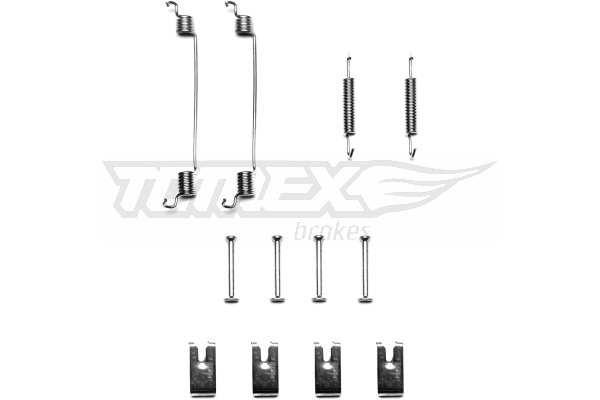 TOMEX BRAKES Tilbehørssæt, bremsebakker tx4041 bagaksel for FORD