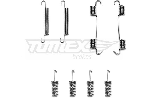TOMEX BRAKES Tilbehørssæt, bremsebakker tx4200 bagaksel for VAG
