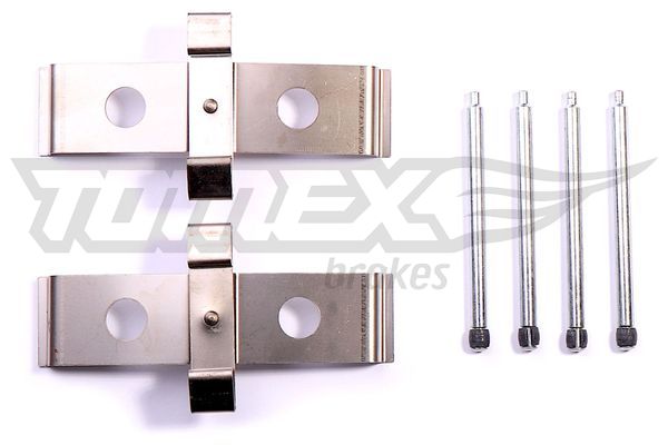 TOMEX BRAKES Tilbehørssæt, skivebremsebelægning tx4377 foraksel for OPEL PEUGEOT