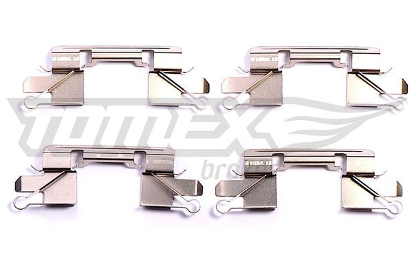 TOMEX BRAKES Tilbehørssæt, skivebremsebelægning tx4391 foraksel for MITSUBISHI NISSAN