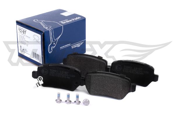 TOMEX BRAKES Bremseklodser tx1297 bagaksel for OPEL VAUXHALL GENERAL MOTORS SATURN KIA