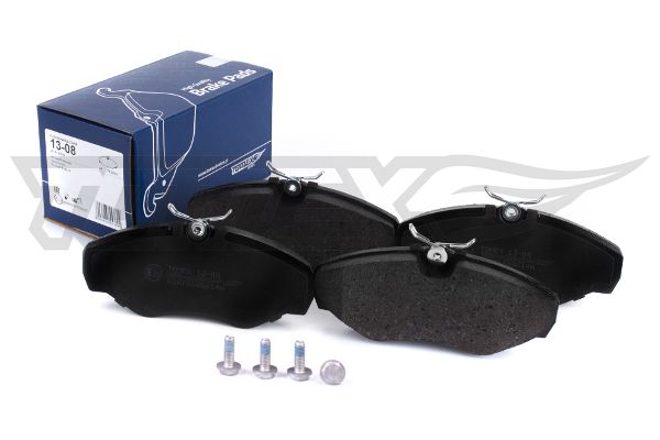 TOMEX BRAKES Bremseklodser tx1308 foraksel for OPEL VAUXHALL NISSAN RENAULT