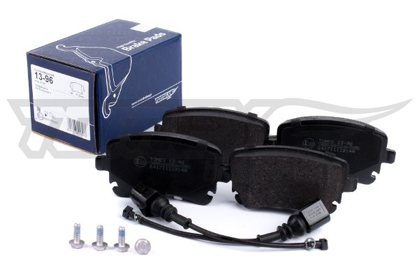 TOMEX BRAKES Bremseklodser tx1396 bagaksel for VW AUDI