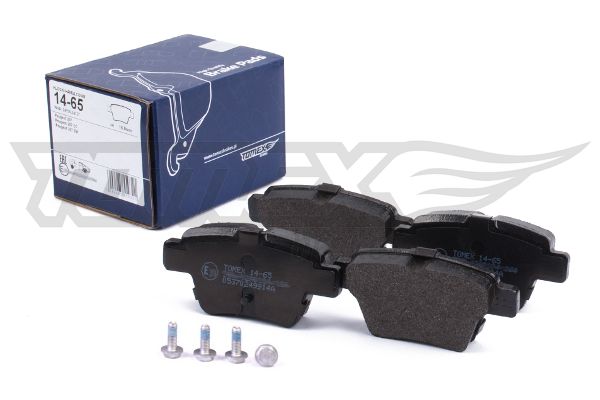 TOMEX BRAKES Bremseklodser tx1465 bagaksel for PEUGEOT PEUGEOT (DF-PSA) EMGRAND CITROËN CITROËN (DF-PSA)