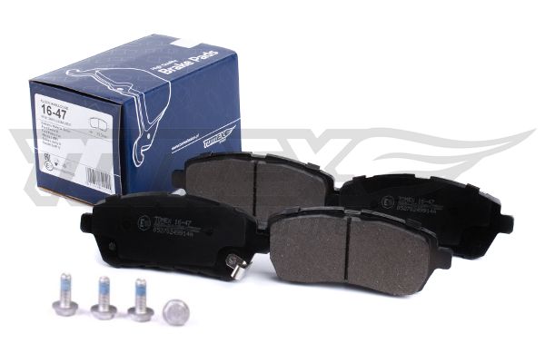 TOMEX BRAKES Bremseklodser tx1647 foraksel for DAIHATSU FORD MAZDA MITSUBISHI SUZUKI PROTON MAZDA (CHANGAN)