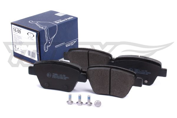 TOMEX BRAKES Bremseklodser tx1659 bagaksel for VW