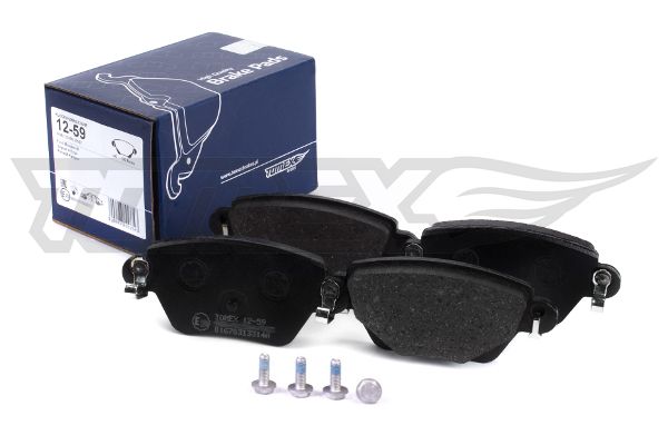 TOMEX BRAKES Bremseklodser tx1259 bagaksel for FORD JAGUAR RENAULT FPV