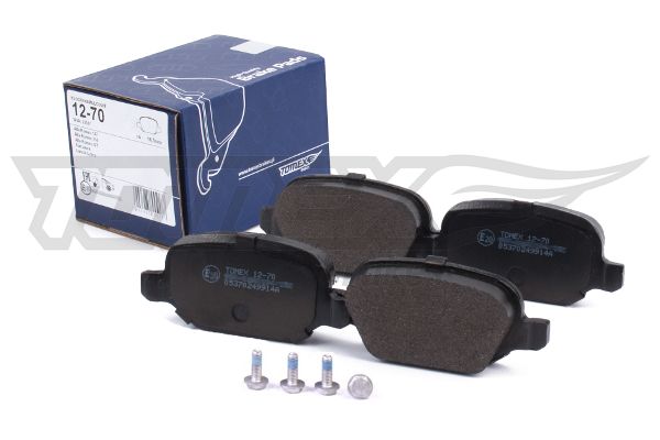 TOMEX BRAKES Bremseklodser tx1270 bagaksel for LANCIA ALFA ROMEO FIAT