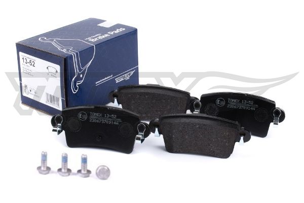 TOMEX BRAKES Bremseklodser tx1352 bagaksel for OPEL GENERAL MOTORS VAUXHALL NISSAN RENAULT