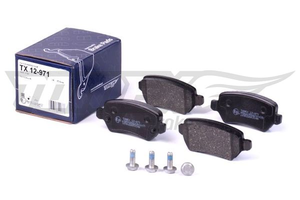 TOMEX BRAKES Bremseklodser tx12971 bagaksel for OPEL GENERAL MOTORS