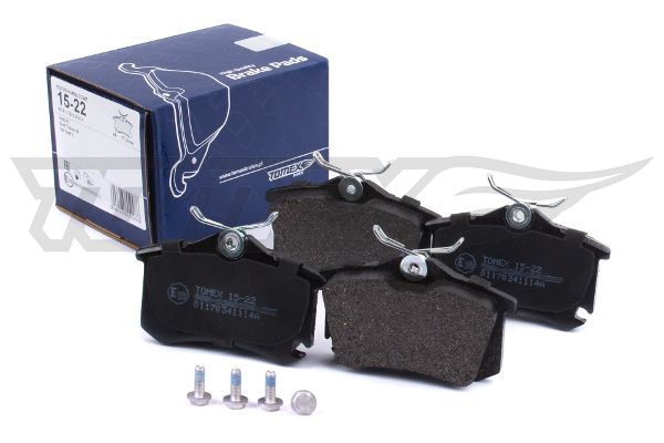 TOMEX BRAKES Bremseklodser tx1522 bagaksel for VW
