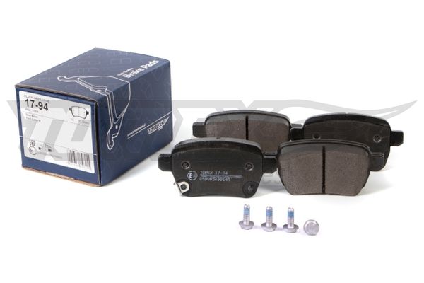 TOMEX BRAKES Bremseklodser tx1794 bagaksel for FIAT