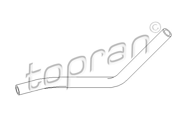 Hydraulikslange, styretøj, TOPRAN, fra ekspansionsbeholder efter hydraulikpumpe, b.la. til VW~Skoda~Audi