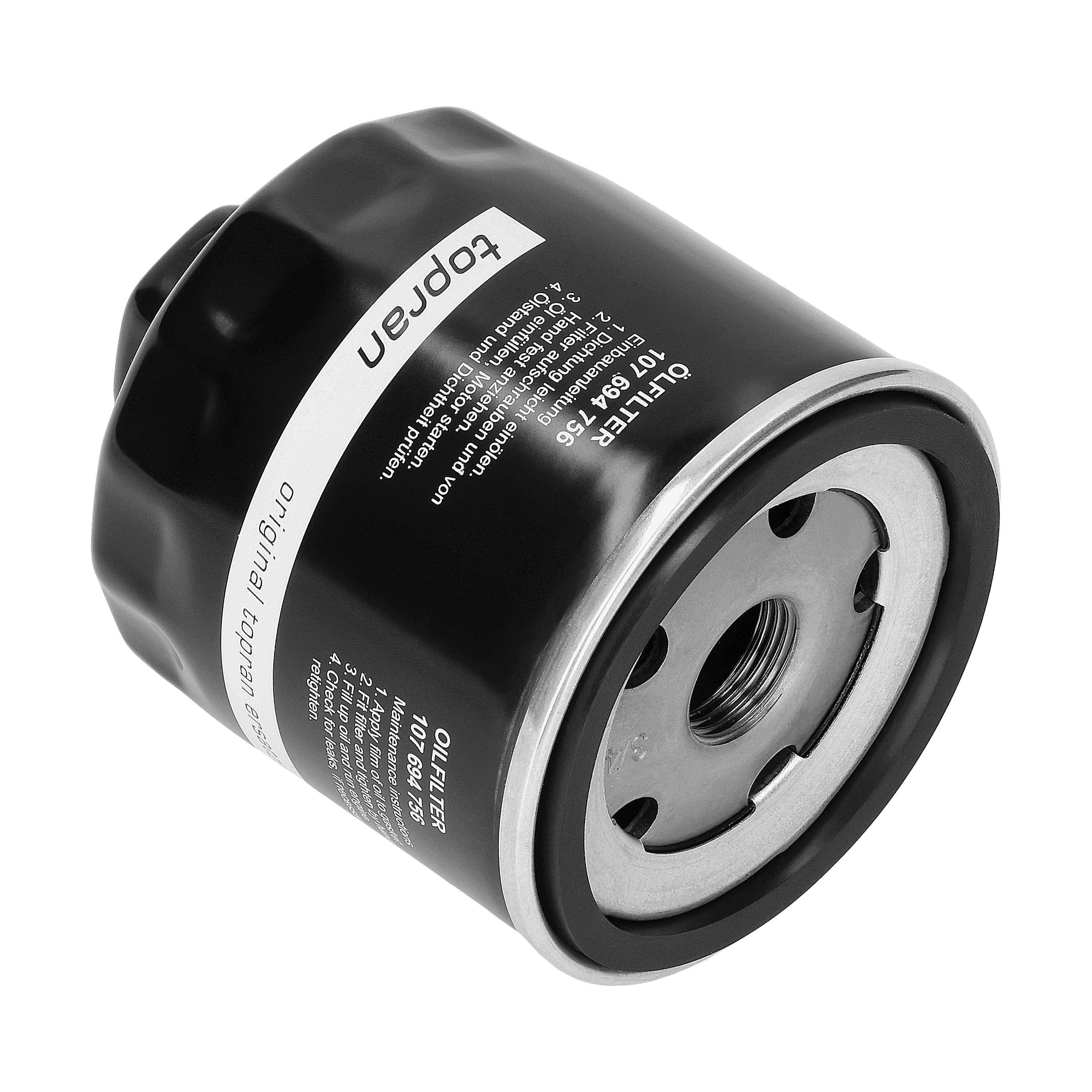 TOPRAN Oliefilter 107694 Påskruet 92mm for CUPRA VW