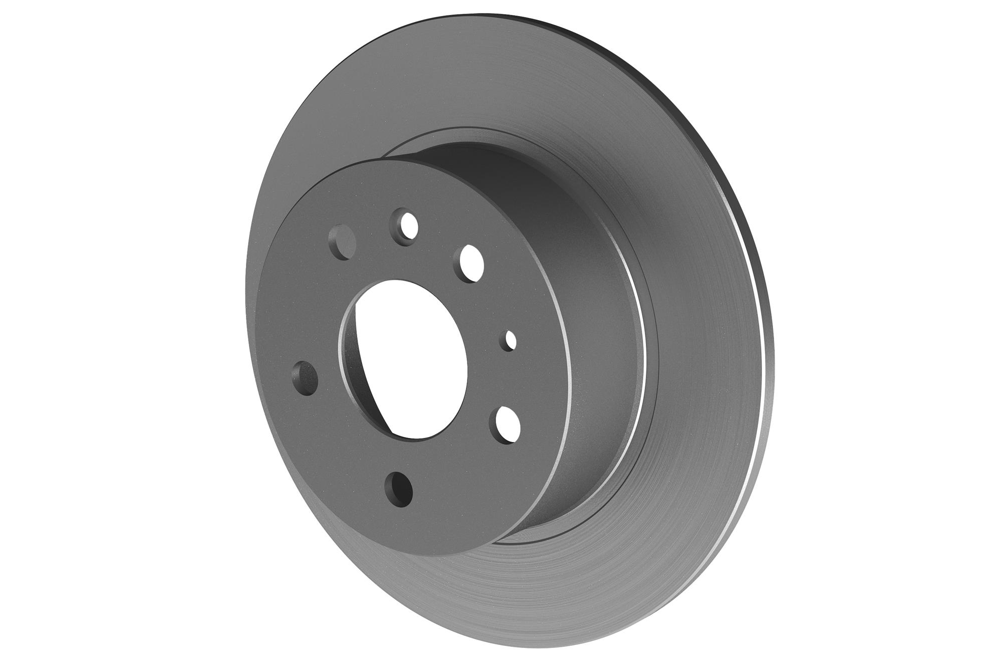 TOPRAN Bremseskive 400859 bagaksel fuld 279mm 10mm for SMART MERCEDES-BENZ