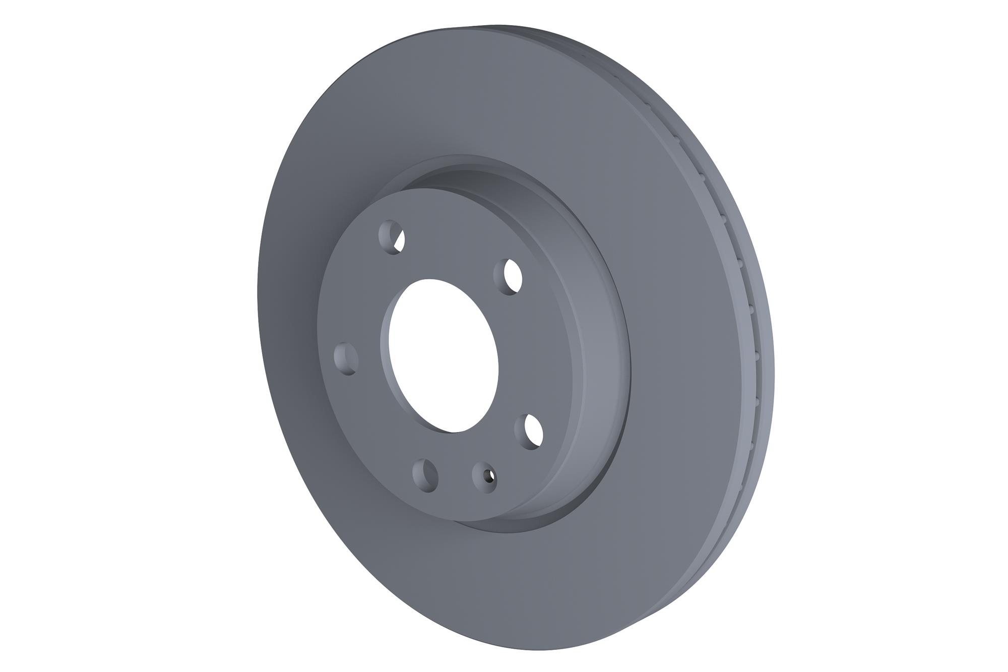 TOPRAN Bremseskive 107684 foraksel ventileret 280mm 22mm for CUPRA VW