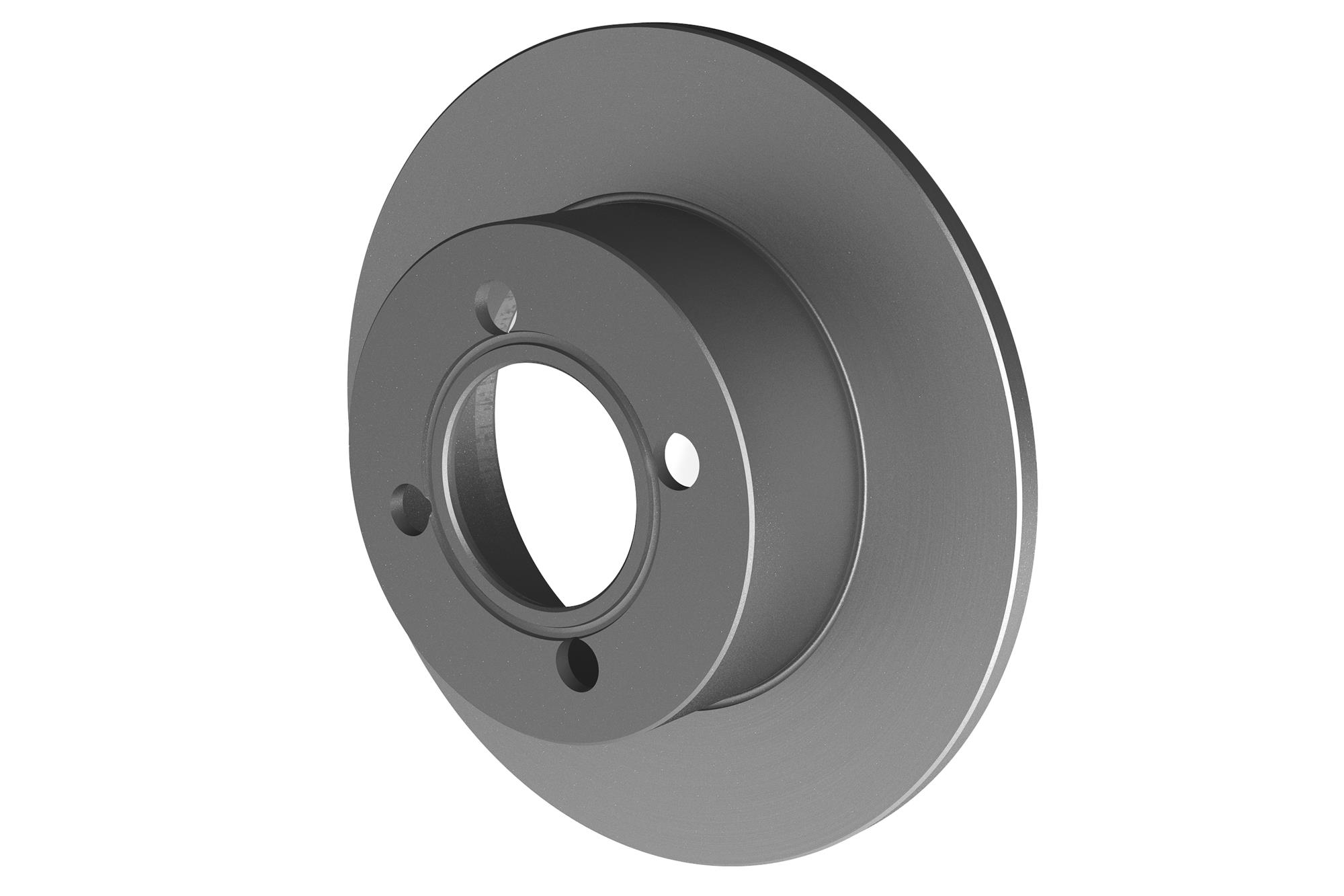 TOPRAN Bremseskive 103702 bagaksel fuld 245mm 10mm for AUDI
