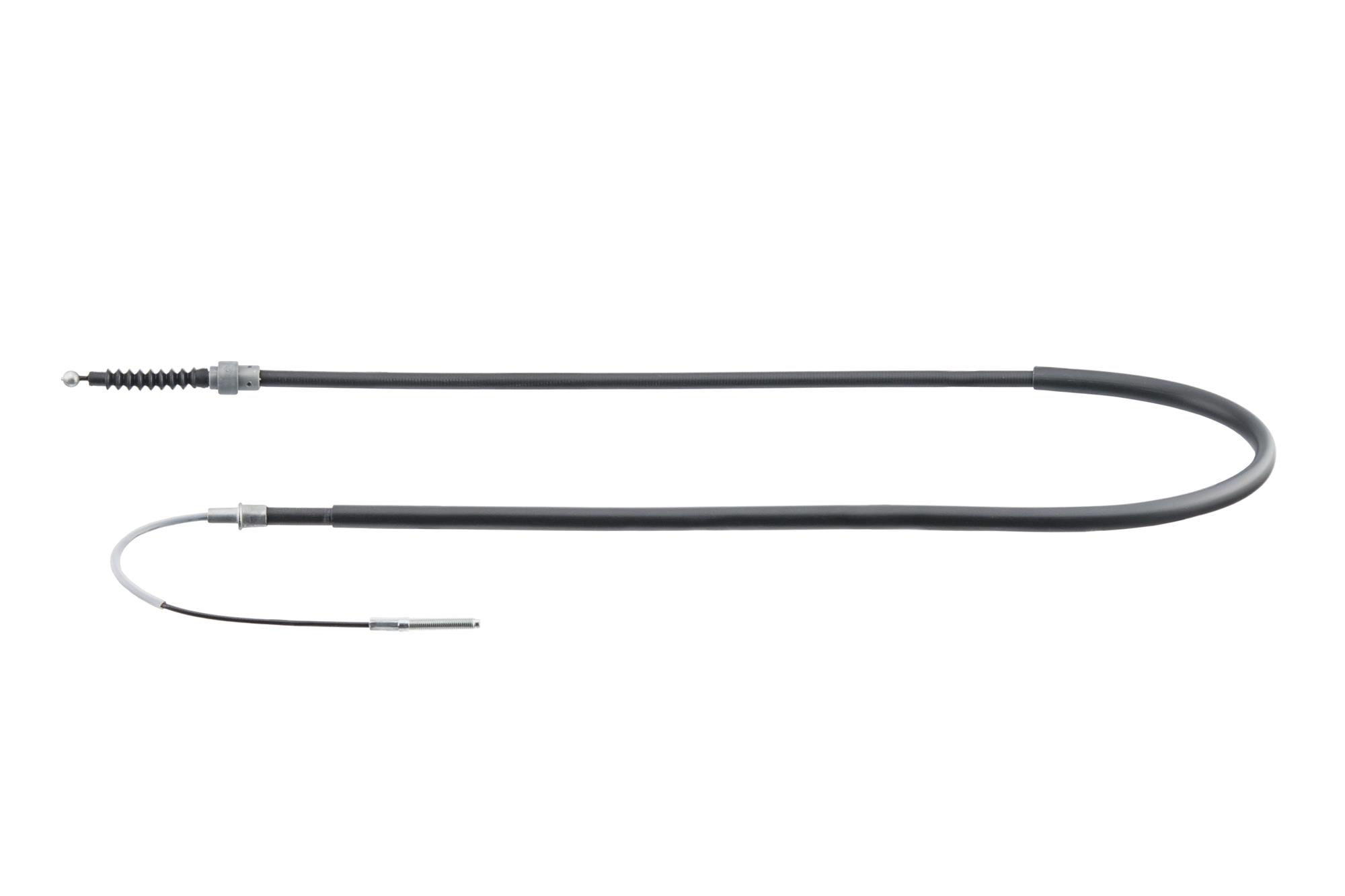 TOPRAN Håndbremsekabel 102837 bagved til højre for VW