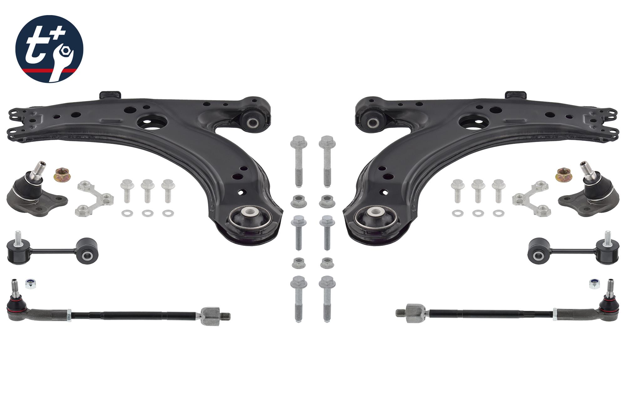 TOPRAN Bærearmssæt 115801 foraksel for VW