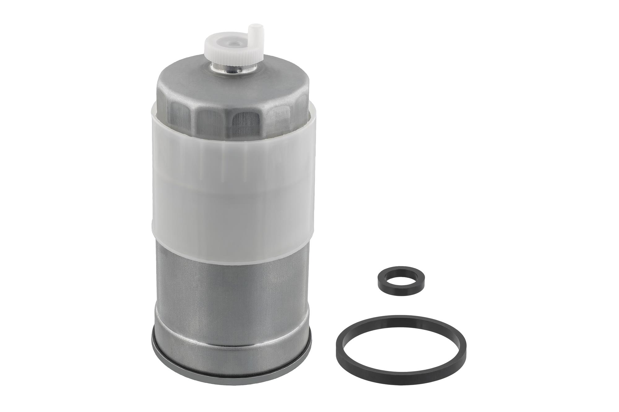 TOPRAN Brændstof-filter 100316 med vandaftapningsskrue outer_diameter_mm_497|Yderdiameter [mm]|87 height_mm_209|Højde [mm]|182 supplementary_articlesu