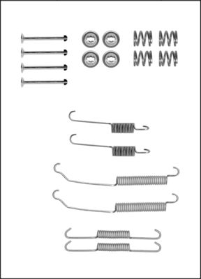 TRISCAN Tilbehørssæt, bremsebakker 8105102243