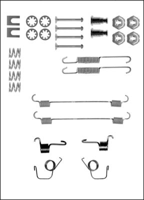 TRISCAN Tilbehørssæt, bremsebakker 8105102270