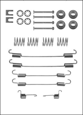 TRISCAN Tilbehørssæt, bremsebakker 8105102578