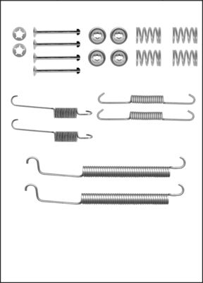 TRISCAN Tilbehørssæt, bremsebakker 8105102581