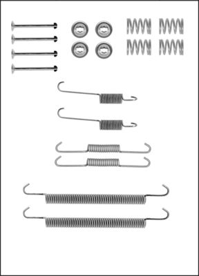 TRISCAN Tilbehørssæt, bremsebakker 8105102582