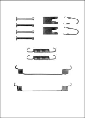 TRISCAN Tilbehørssæt, bremsebakker 8105102590