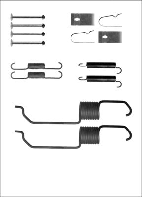 TRISCAN Tilbehørssæt, bremsebakker 8105102591